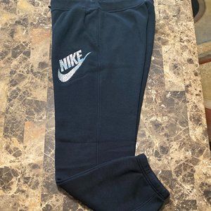 Women Nike Sweat Pant Size Large | Nike Jogger Bubble Logo